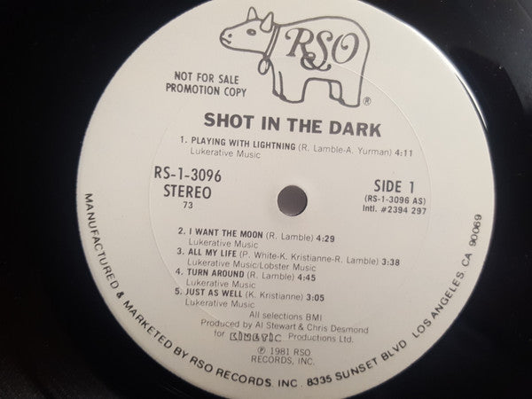 Shot In The Dark (3) : Shot In The Dark (LP, Album, Promo, Ter)