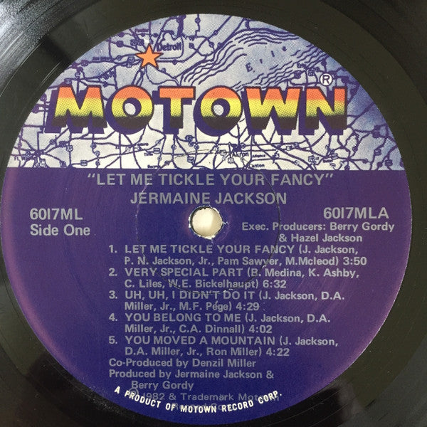 Jermaine Jackson : Let Me Tickle Your Fancy (LP, Album)