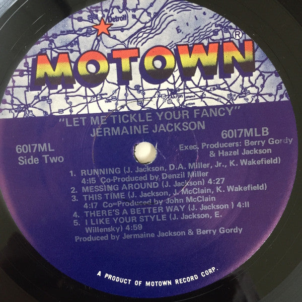 Jermaine Jackson : Let Me Tickle Your Fancy (LP, Album)