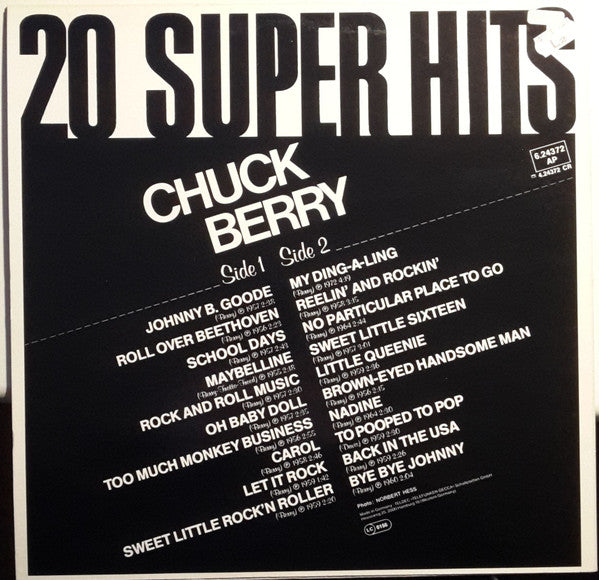 Chuck Berry : 20 Super Hits (LP, Comp)