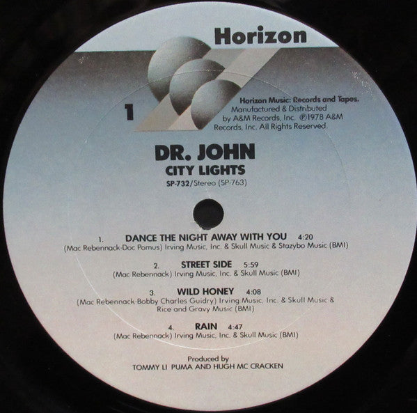 Dr. John : City Lights (LP, Album, Ter)