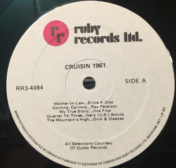 Various : Cruisin' 1961 (LP, Comp)
