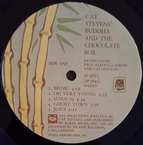 Cat Stevens : Buddha And The Chocolate Box (LP, Album, Ter)