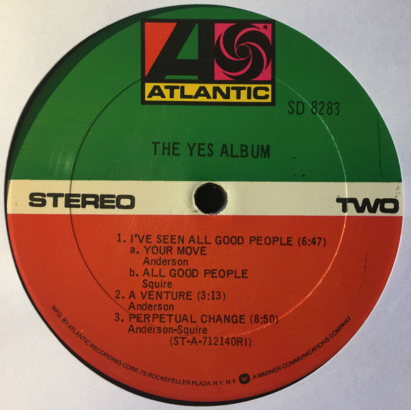 Yes : The Yes Album (LP, Album, RP, RI )