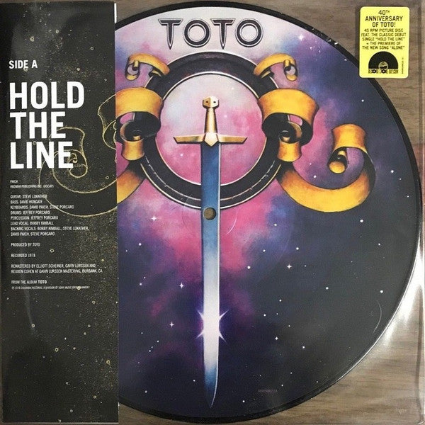 Toto : Hold The Line / Alone (10", RSD, Ltd, Pic)