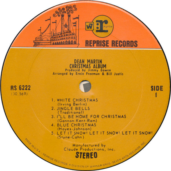 Dean Martin : The Dean Martin Christmas Album (LP, Album, RE)
