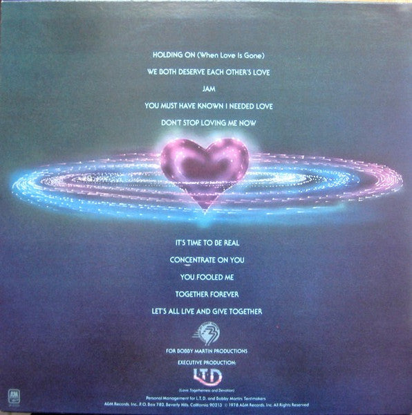 L.T.D. : Togetherness (LP, Album, Mon)