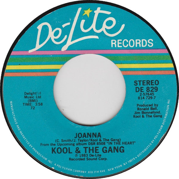 Kool & The Gang : Joanna (7", Single, 72)