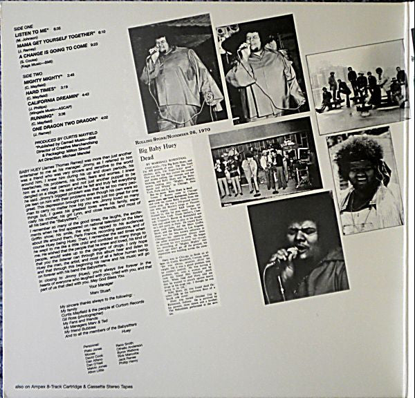 Baby Huey : The Baby Huey Story (The Living Legend) (Vinyl, NM or