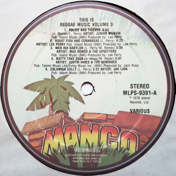 Various : This Is Reggae Music Vol. 3 (LP, Comp)