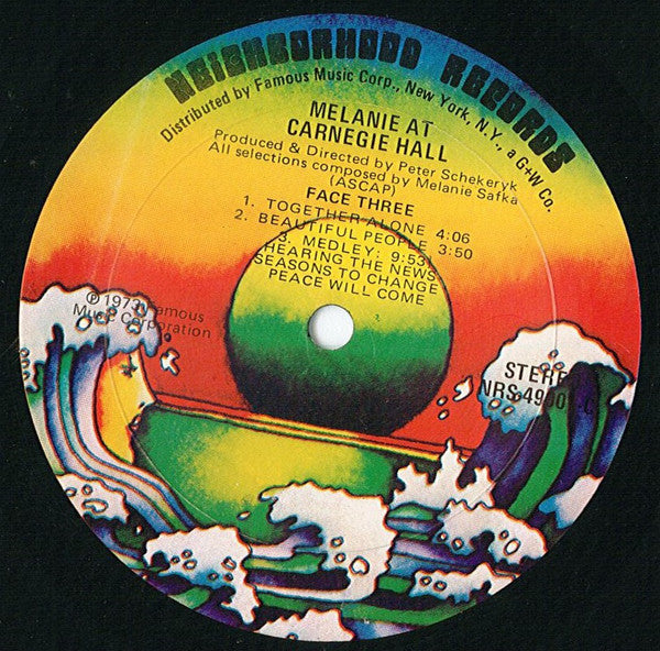 Melanie (2) : Melanie At Carnegie Hall (2xLP, son)