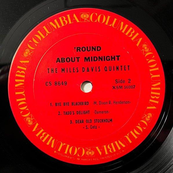 The Miles Davis Quintet : 'Round About Midnight (LP, Album, RE)