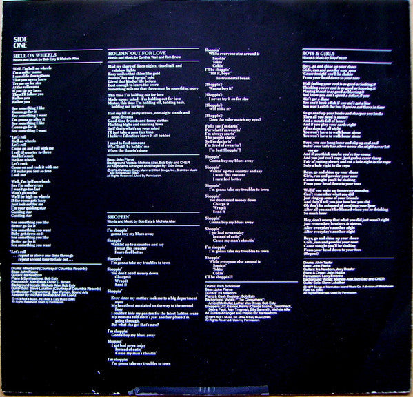 Cher : Prisoner (LP, Album, 72 )