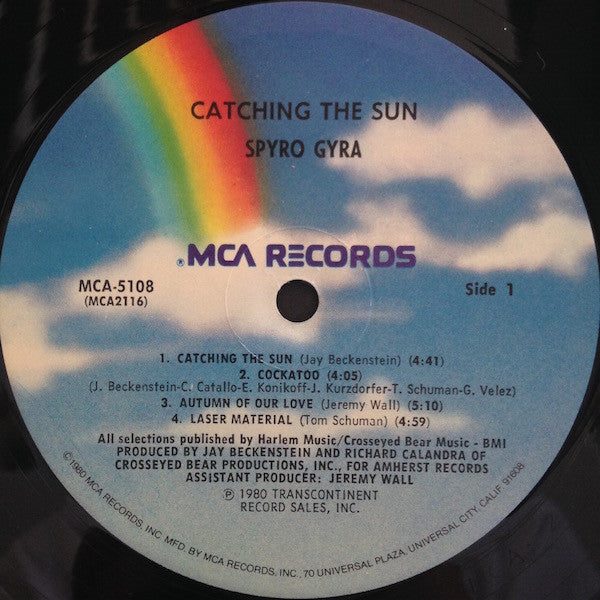 Spyro Gyra : Catching The Sun (LP, Album, Pin)