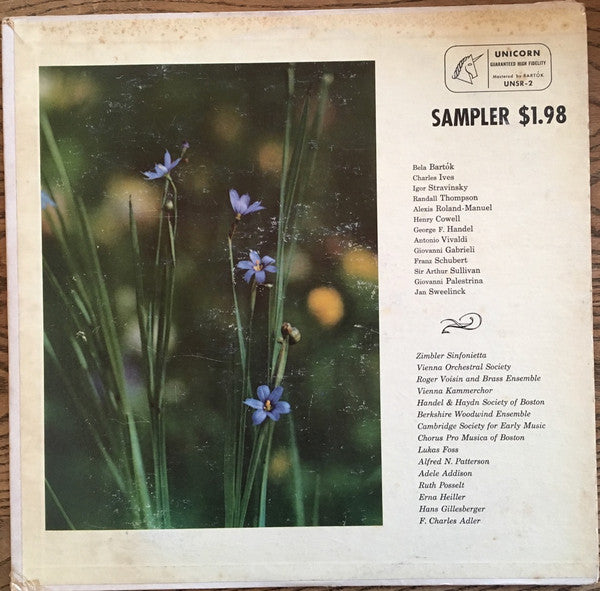 Various : Unicorn Sampler (LP, Smplr)