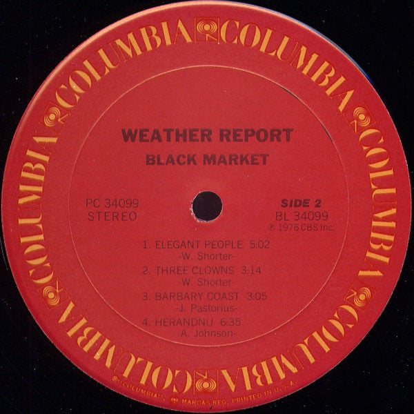 Weather Report : Black Market (LP, Album, Ter)