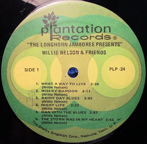 Willie Nelson : The Longhorn Jamboree Presents Willie Nelson & His Friends (LP, Comp)
