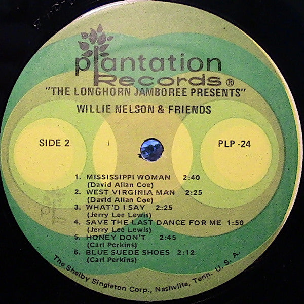 Willie Nelson : The Longhorn Jamboree Presents Willie Nelson & His Friends (LP, Comp)