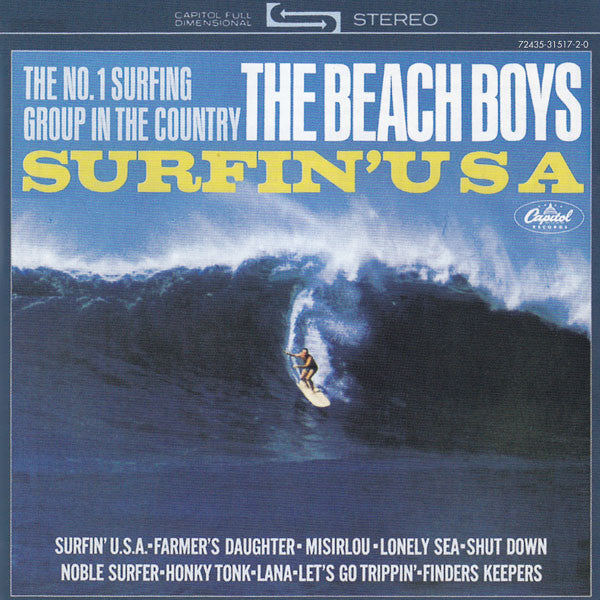 The Beach Boys : Surfin' Safari / Surfin' U.S.A. (HDCD, Comp, RE, RM, RP)