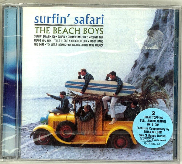 The Beach Boys : Surfin' Safari / Surfin' U.S.A. (HDCD, Comp, RE, RM, RP)
