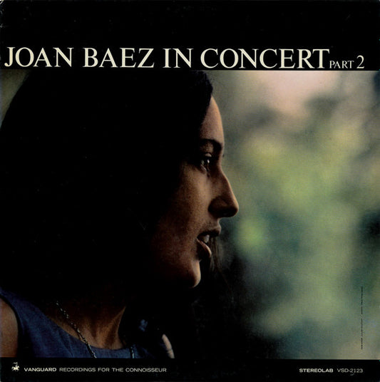 Joan Baez : In Concert Part 2 (LP, Album, Bla)