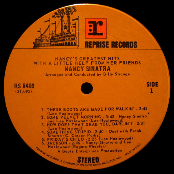 Nancy Sinatra : Nancy's Greatest Hits (LP, Comp, Pit)