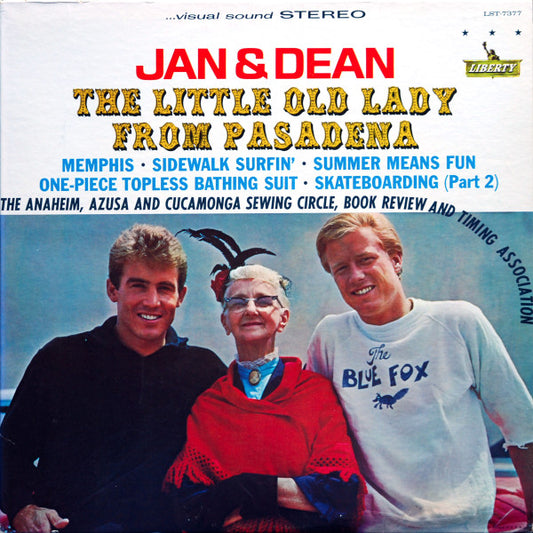 Jan & Dean : The Little Old Lady From Pasadena (LP, Album, Mon)