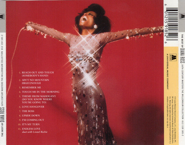 Diana Ross : The Best Of Diana Ross (CD, Comp, RM, PMD)