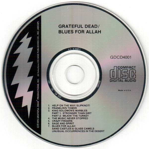Grateful Dead* : Blues For Allah (CD, Album, RE, RM)