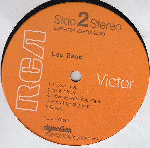 Lou Reed : Lou Reed (LP, Album, Roc)