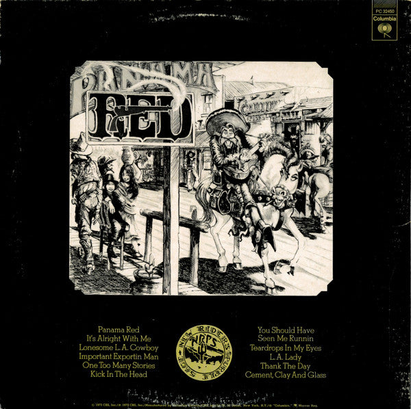 New Riders Of The Purple Sage : The Adventures Of Panama Red (LP, Album, RE, Ter)