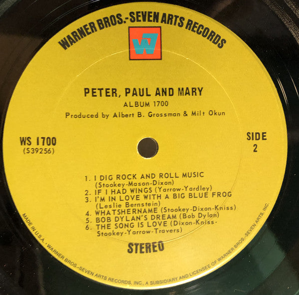 Peter, Paul And Mary* : Album 1700 (LP, Album, RE, Ter)
