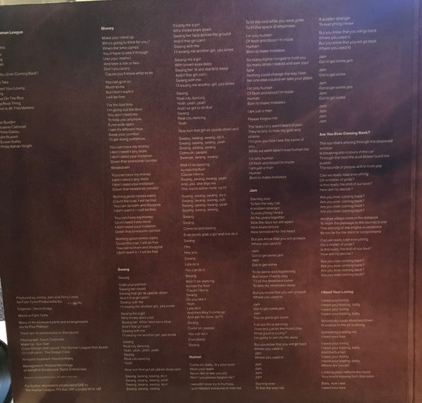 The Human League : Crash (LP, Album, Ele)