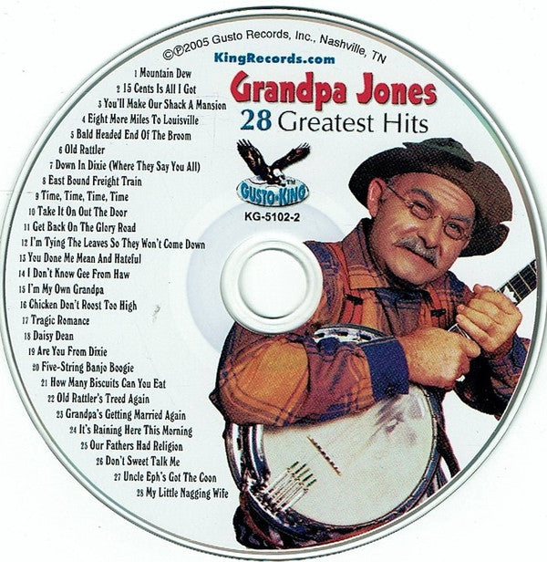 Grandpa Jones : 28 Greatest Hits (CD, Comp)