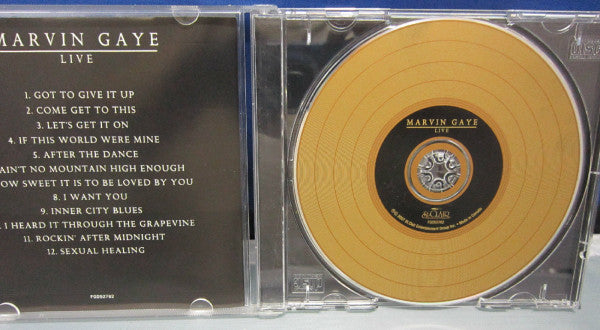 Marvin Gaye : Forever Gold - Marvin Gaye - Live  (CD, Comp)