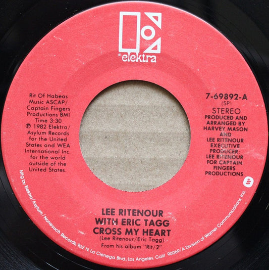 Lee Ritenour : Cross My Heart / Road Runner (7", Single)