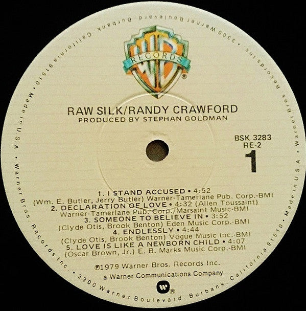 Randy Crawford : Raw Silk (LP, Album, Jac)