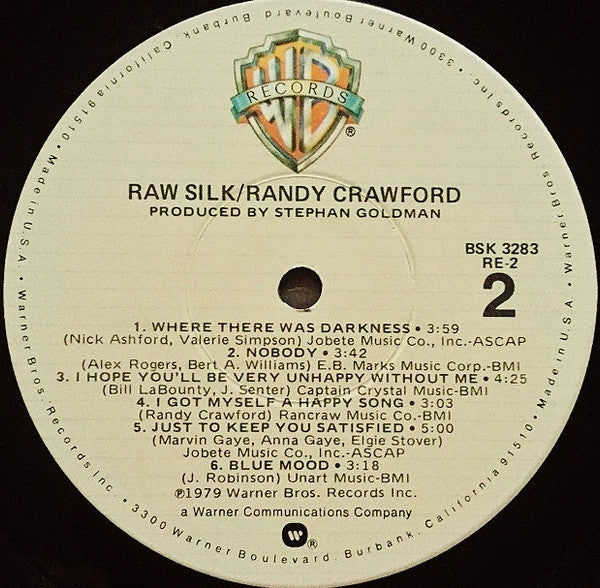 Randy Crawford : Raw Silk (LP, Album, Jac)