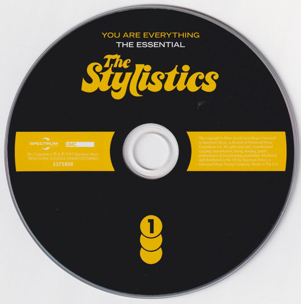 The Stylistics : You Are Everything The Essential (3xCD, Comp)