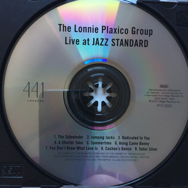 The Lonnie Plaxico Group : Live At Jazz Standard (CD, Album)