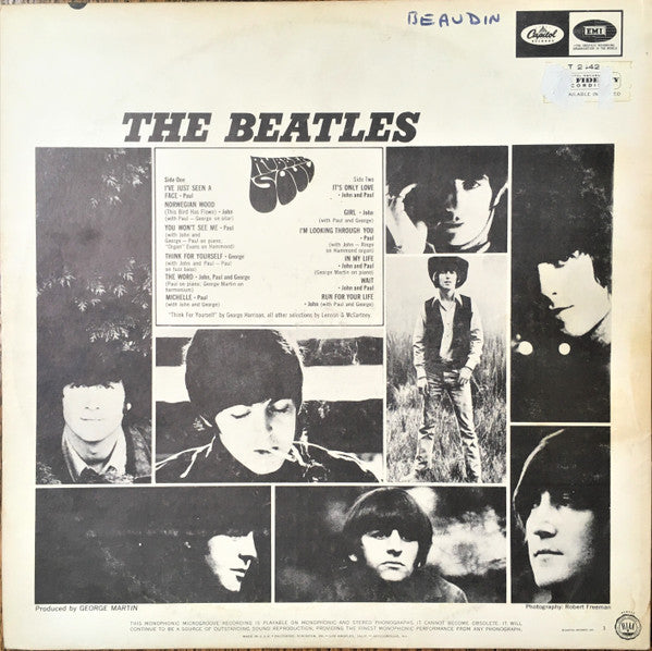 The Beatles : Rubber Soul (LP, Album, Mono)