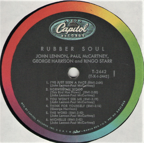 The Beatles : Rubber Soul (LP, Album, Mono)