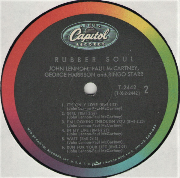 The Beatles : Rubber Soul (LP, Album, Mono)