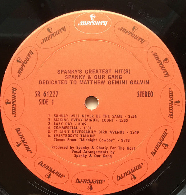 Spanky & Our Gang : Spanky's Greatest Hit(s) (LP, Comp, Ter)