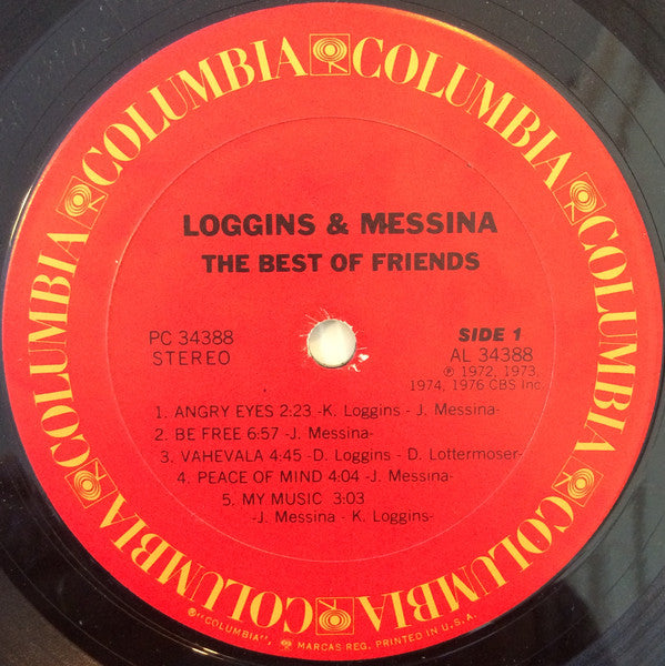 Loggins And Messina : The Best Of Friends (LP, Album, Comp, Pit)