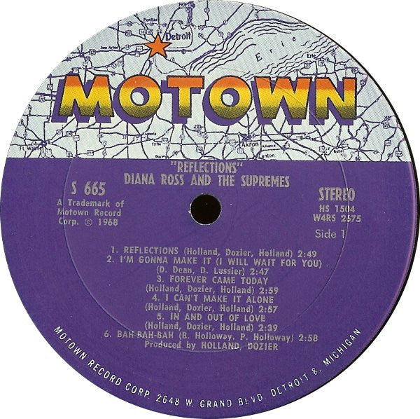 Diana Ross And The Supremes* : Reflections (LP, Album, Ter)