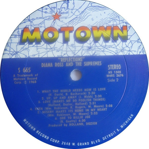 Diana Ross And The Supremes* : Reflections (LP, Album, Ter)