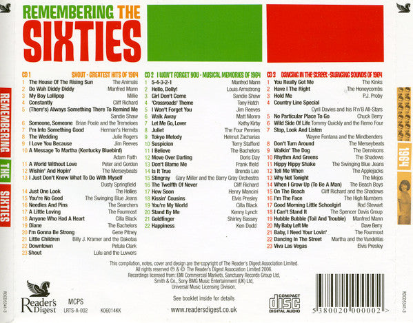 Various : Remembering The Sixties - 1964 (3xCD, Comp)
