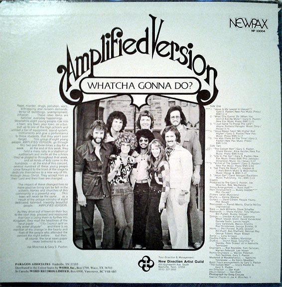 Amplified Version* : Whatcha Gonna Do? (LP, Album)