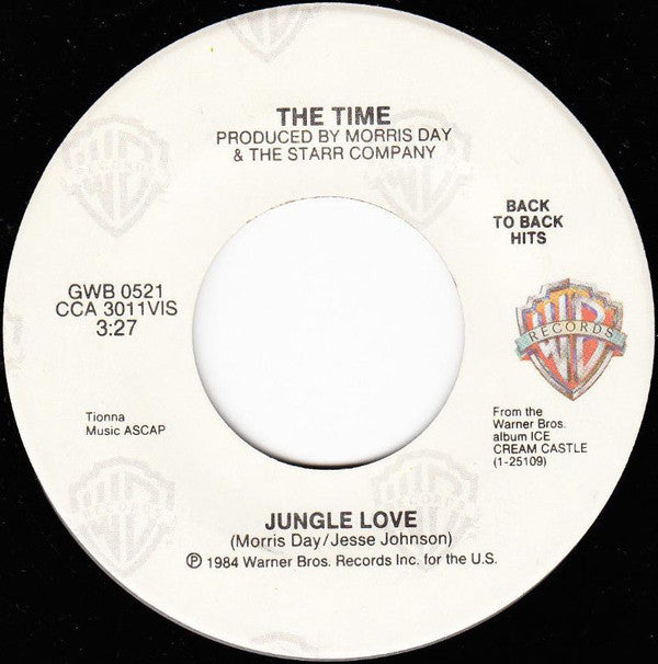 The Time : Jungle Love / The Bird (7", Single, RE)